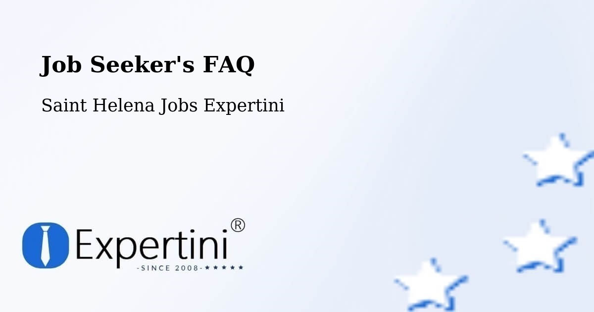 Job Seeker FAQ – New Ground - Saint Helena Jobs Expertini