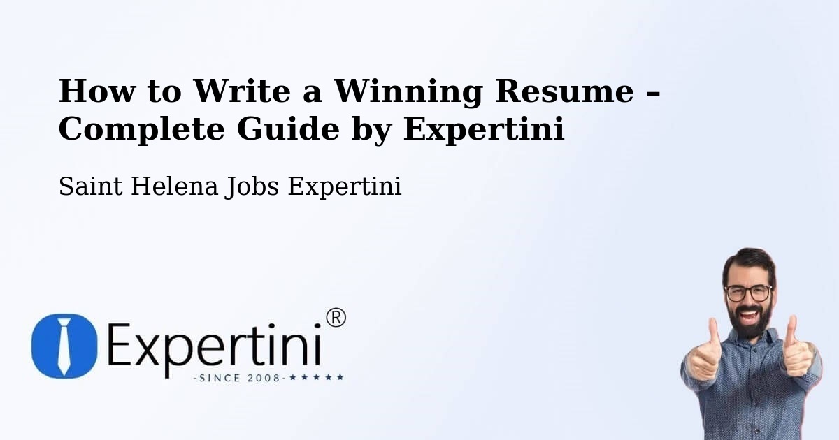 Resume Writing Guide for Job Seekers – New Ground - New Ground, Saint Helena Jobs Expertini